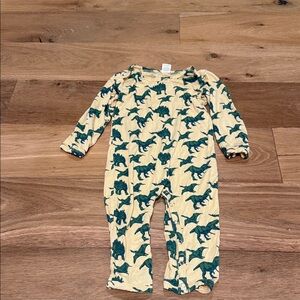 Kate Quinn Long Sleeve Lap Neck Dinosaur Jumpsuit 18-24 months